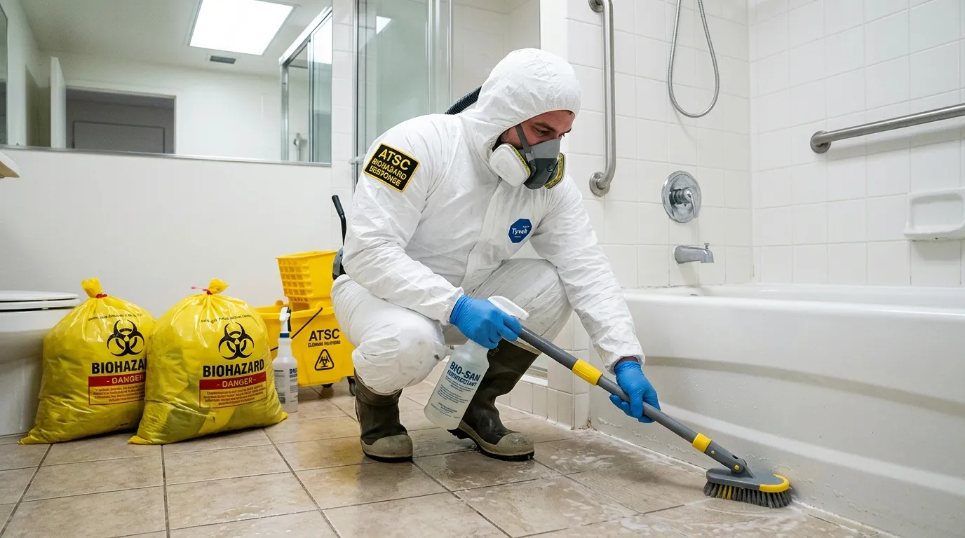 Decontamination equipment deployed for Blood Cleanup in Randallstown